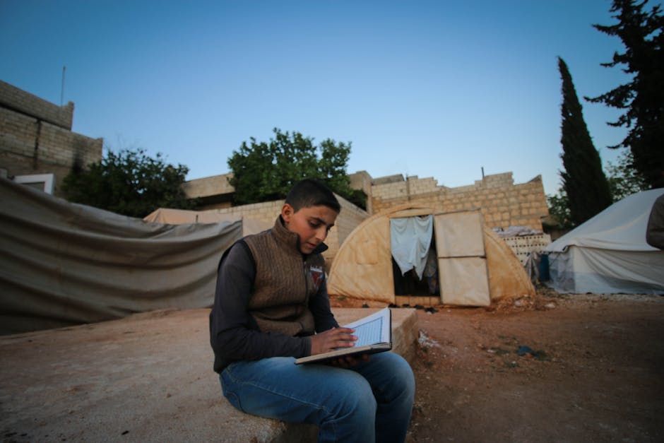 Is Technology — Is Technology a Lifeline or a Distraction in Refugee Camps? (photo)