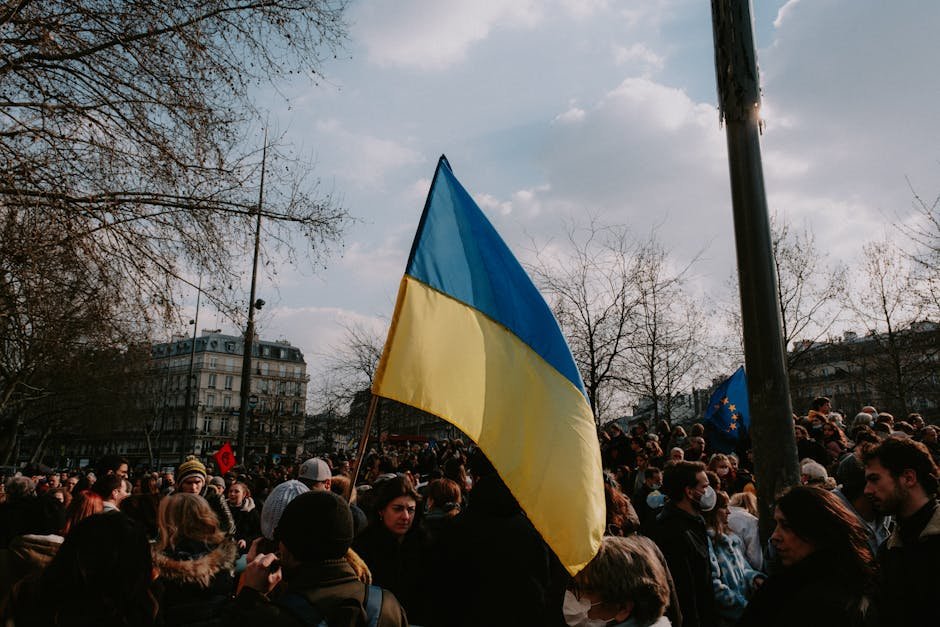 Ukrainian flag — Should the Ukrainian Flag Stay or Go? A Symbolic Crossroads for Europe (inline 3)