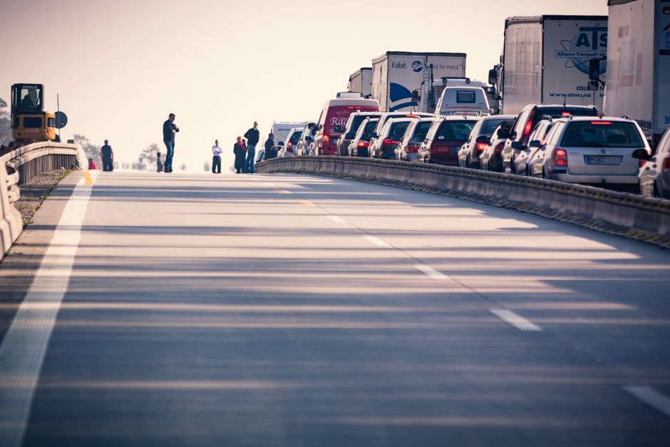 transportation woes — M25 Motorway Chaos: The Plight of Drivers in the Wake of the Dartford  (photo)