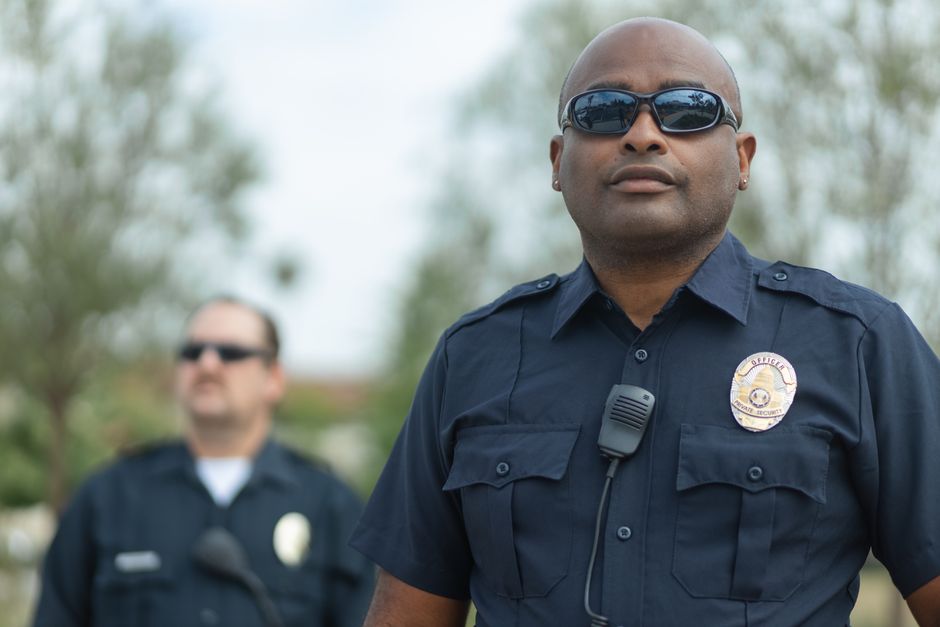 police respect — Casual Disdain in Uniform (photo)