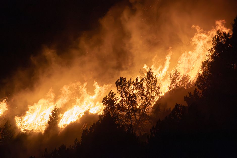 climate change — Southern Europe's Burning Reality (photo)