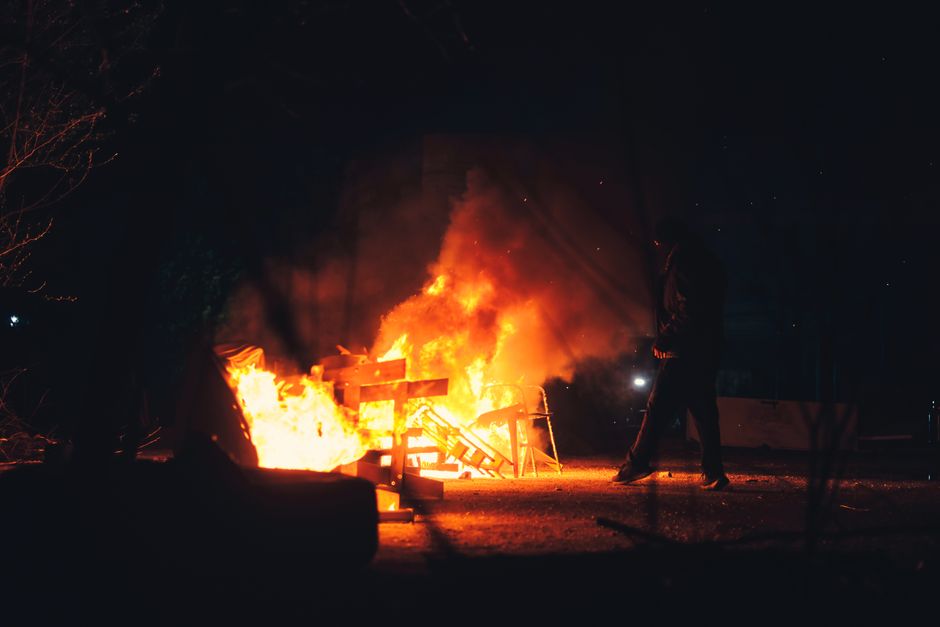 fire safety — Annual Bonfires Put Lives, Property at Risk in Northern Ireland (photo)