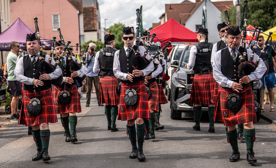 Donald Trump — Trump's Bagpipe Diversion: Unpacking the Former President's Unorthodox (photo)