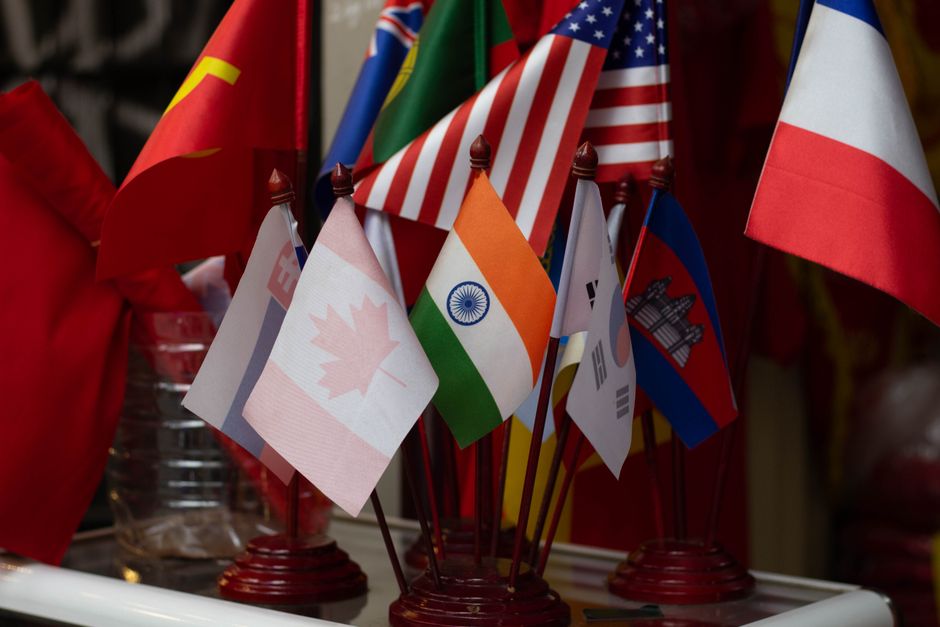 fashion — Fashion as diplomacy: A double-edged gown. (featured)