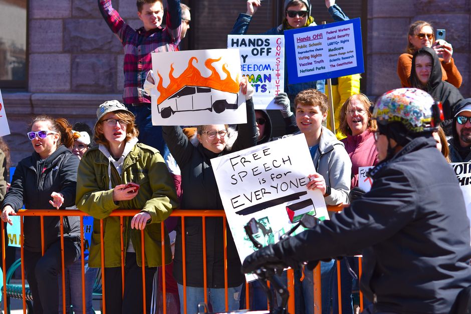 free speech — The blurred lines of free speech on college campuses (photo)